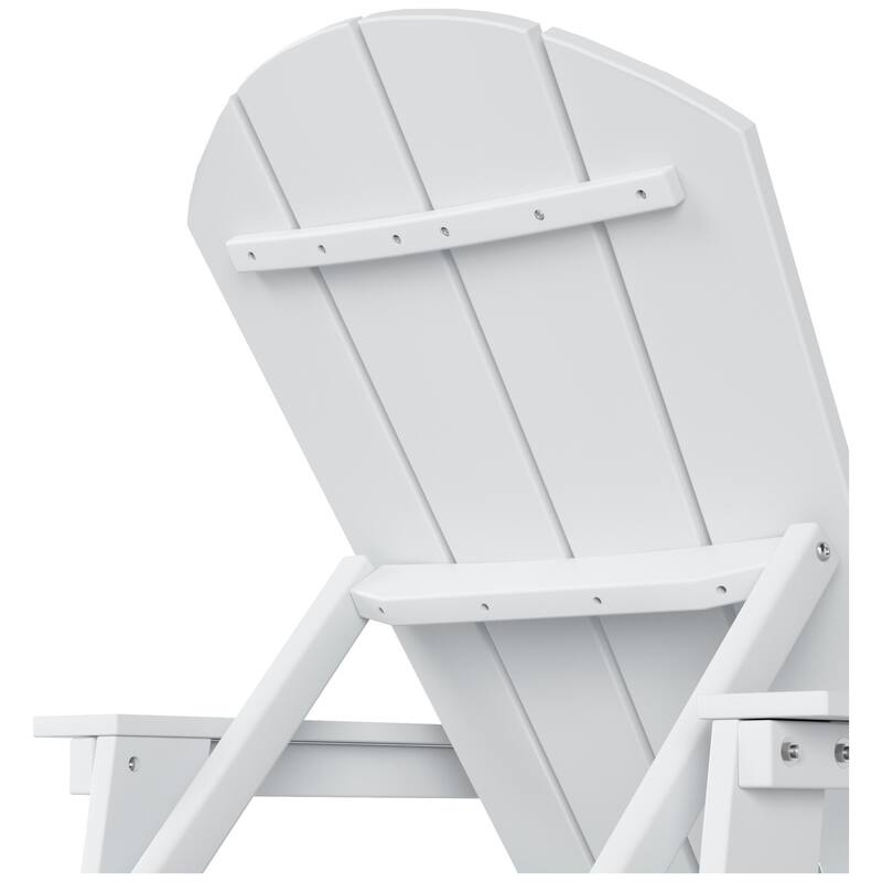 Polytrends Laguna Hdpe All Weather Outdoor Patio Pool Reclining Chaise Lounge With Arms And Wheels