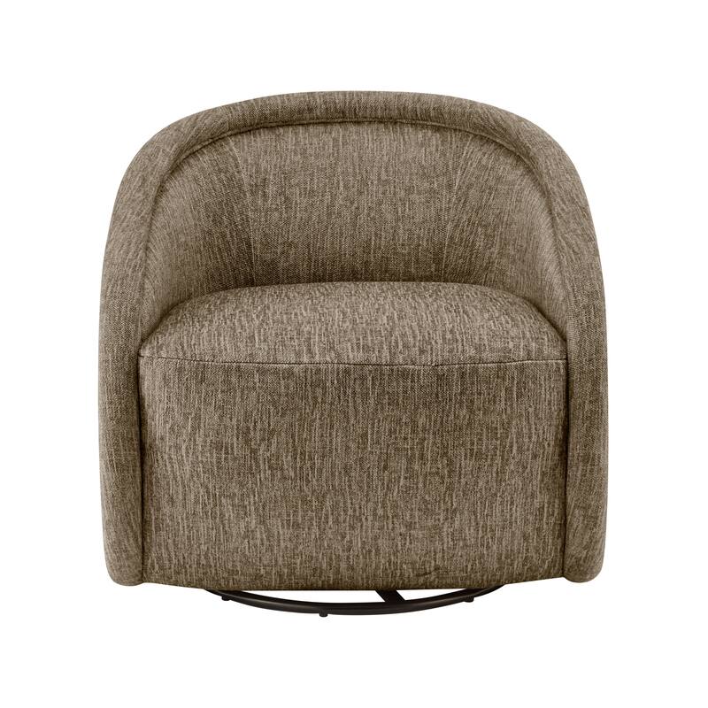 NPD Furniture Margareth Fabric Swivel Accent Arm Chair