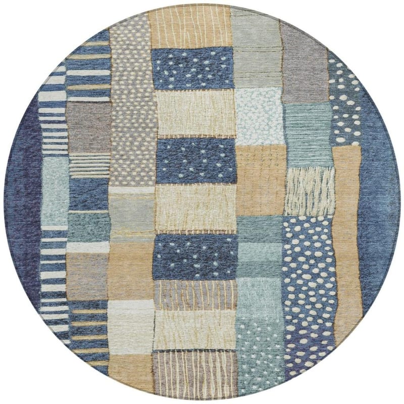 HomeRoots Geometric Transitional Rectangle Outdoor Rug