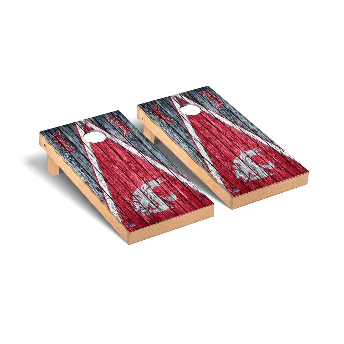 Washington State Cougars 2x4 Pro Cornhole Boards - V3