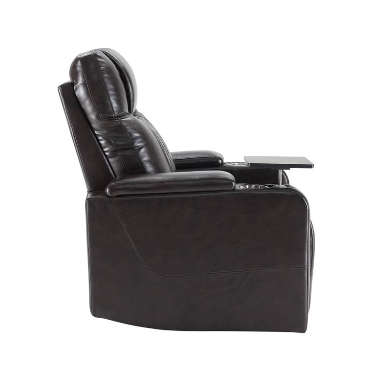 Electric Power Recliner with USB, Swivel Tray & Arm Storage