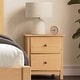 preview thumbnail 6 of 13, Grain Wood Furniture Shaker 2-drawer Solid Wood Nightstand Natural