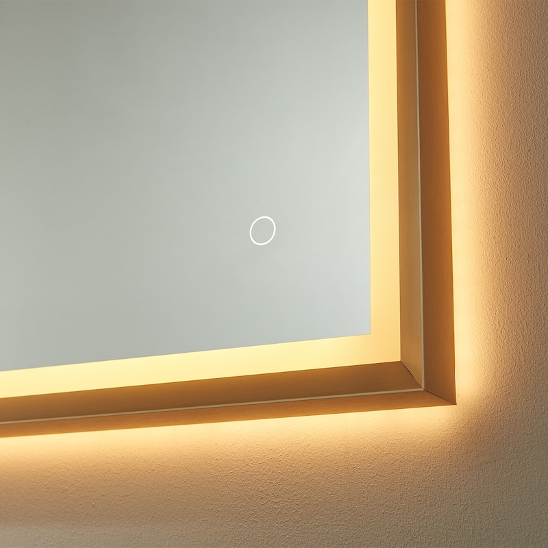 48'' Rectangle LED Lighted Accent Bathroom/Vanity Wall Mirror