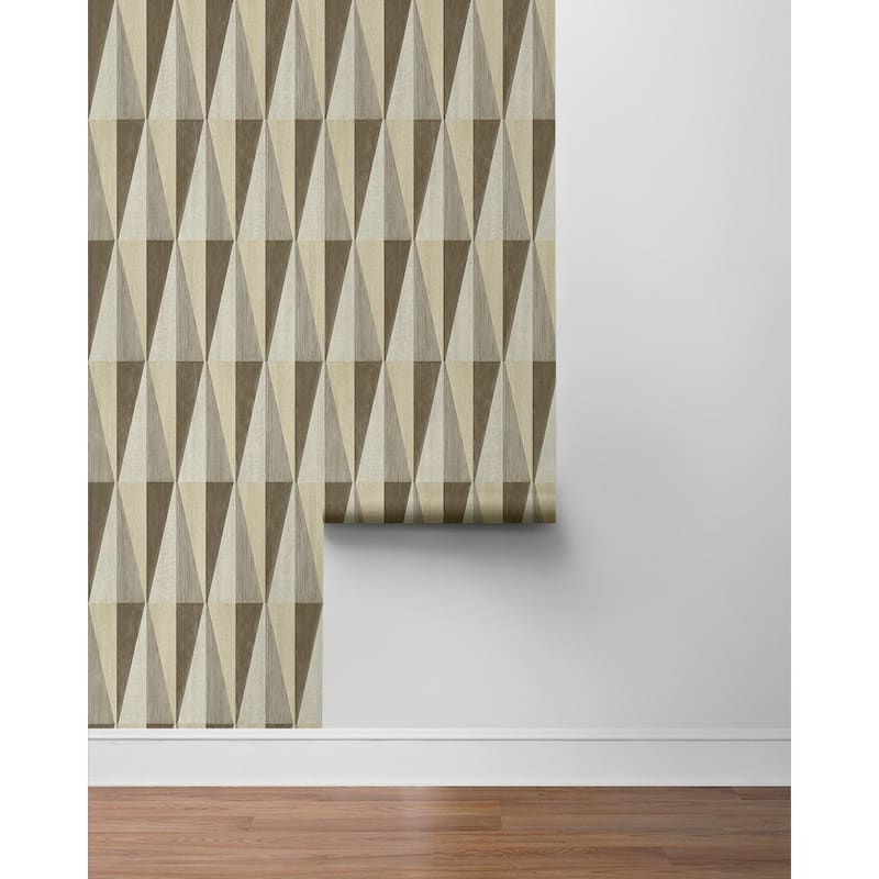 Harry & Grace Pieced Diamonds Peel and Stick Wallpaper