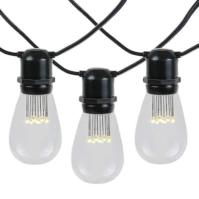 100/330 Foot S14 Edison Outdoor Patio String Lights, Market Lights