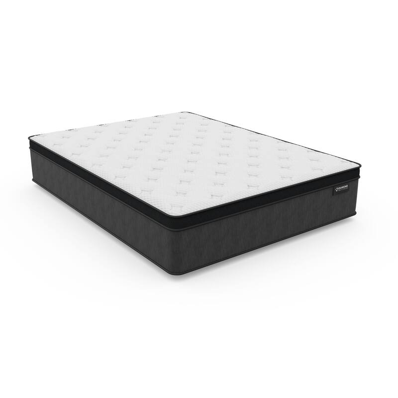 Amaris, 14-Inch, Cooling Copper Infused Memory Foam Euro Top Hybrid Mattress, CertiPUR US and Greenguard Gold Certified