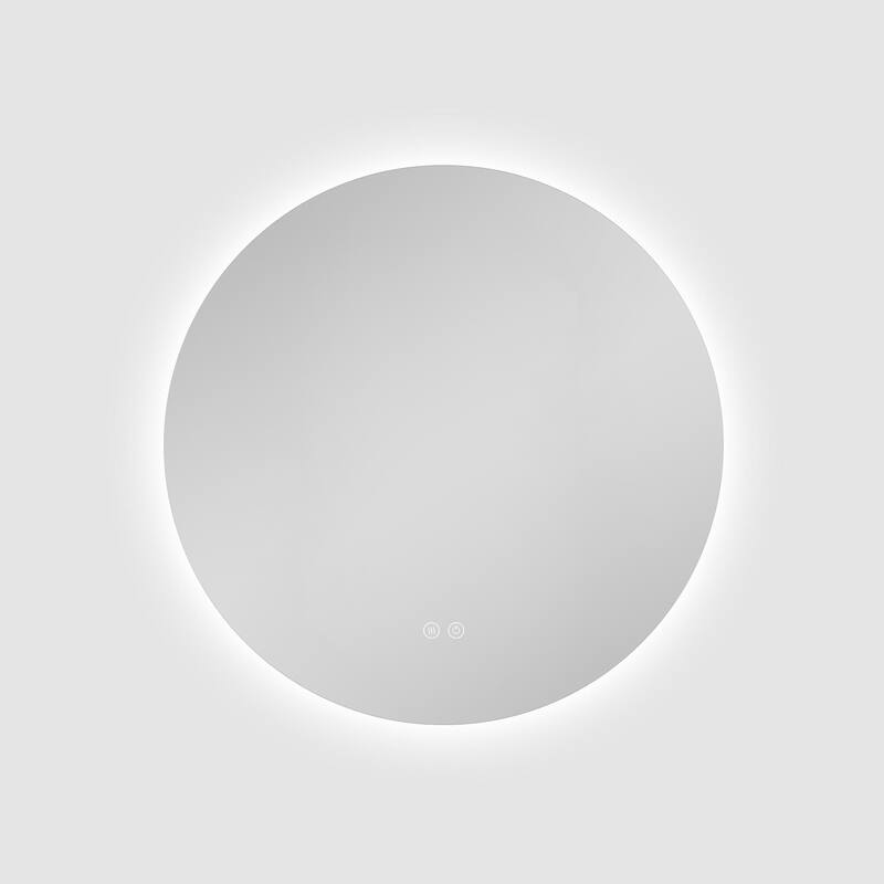 24 inch Mirror Hangs Black Metal Framed Bathroom Mirror