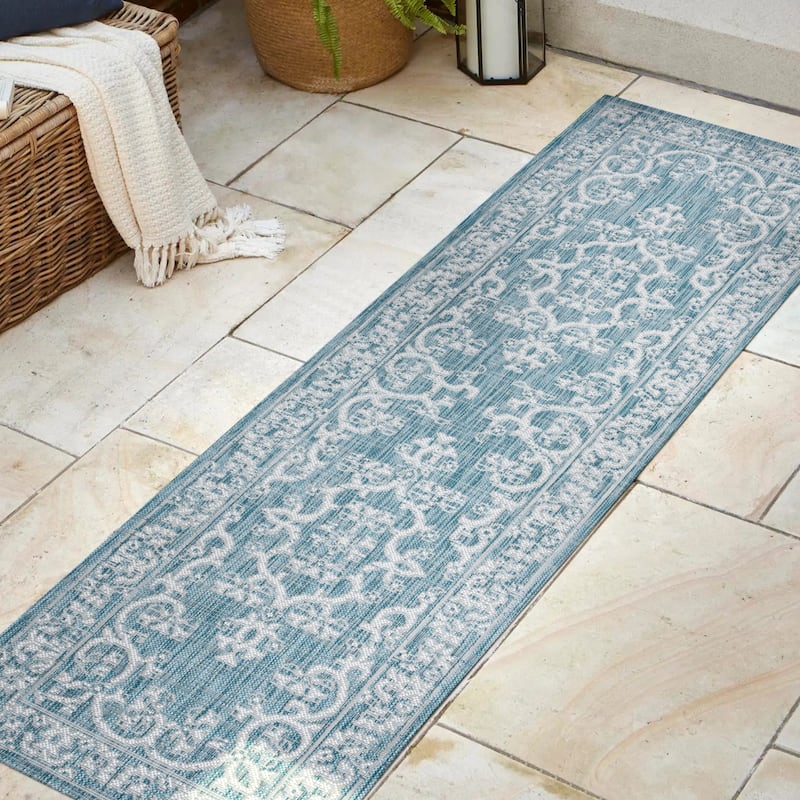 JONATHAN Y Tuscany Filigree Indoor/Outdoor Area Rug