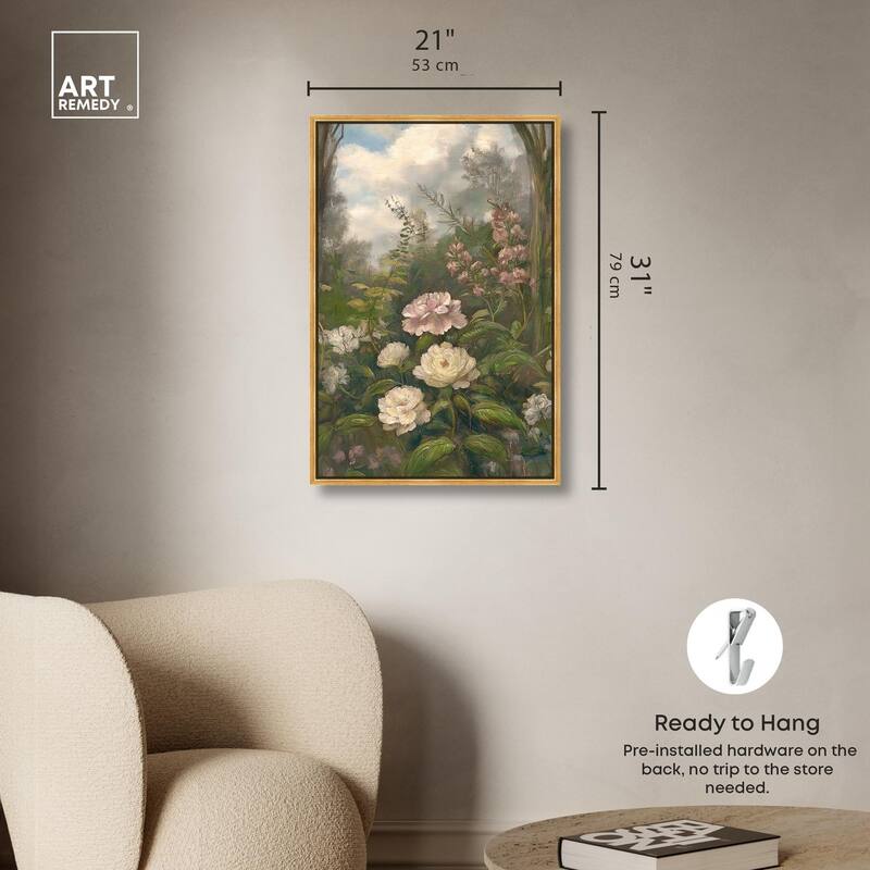 Woodland Bloom Canvas by Art Remedy