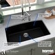 preview thumbnail 64 of 65, Karran Undermount Quartz 32 in. Single Bowl Kitchen Sink Kit