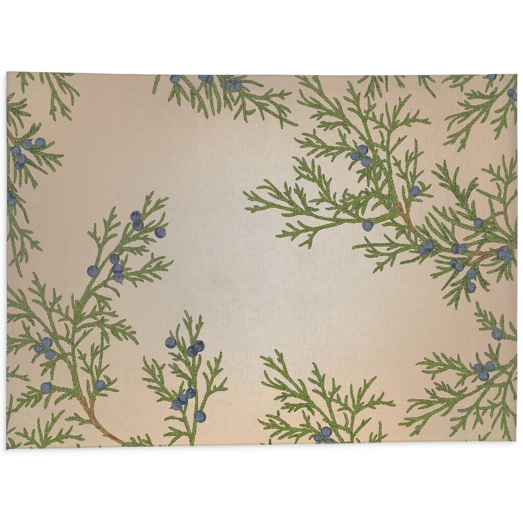 EVERGREEN IVORY Bath Rug By Kavka Designs