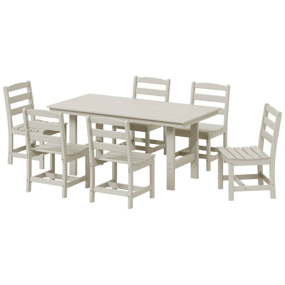Shoreside 7-Piece Side Chair Dining Set