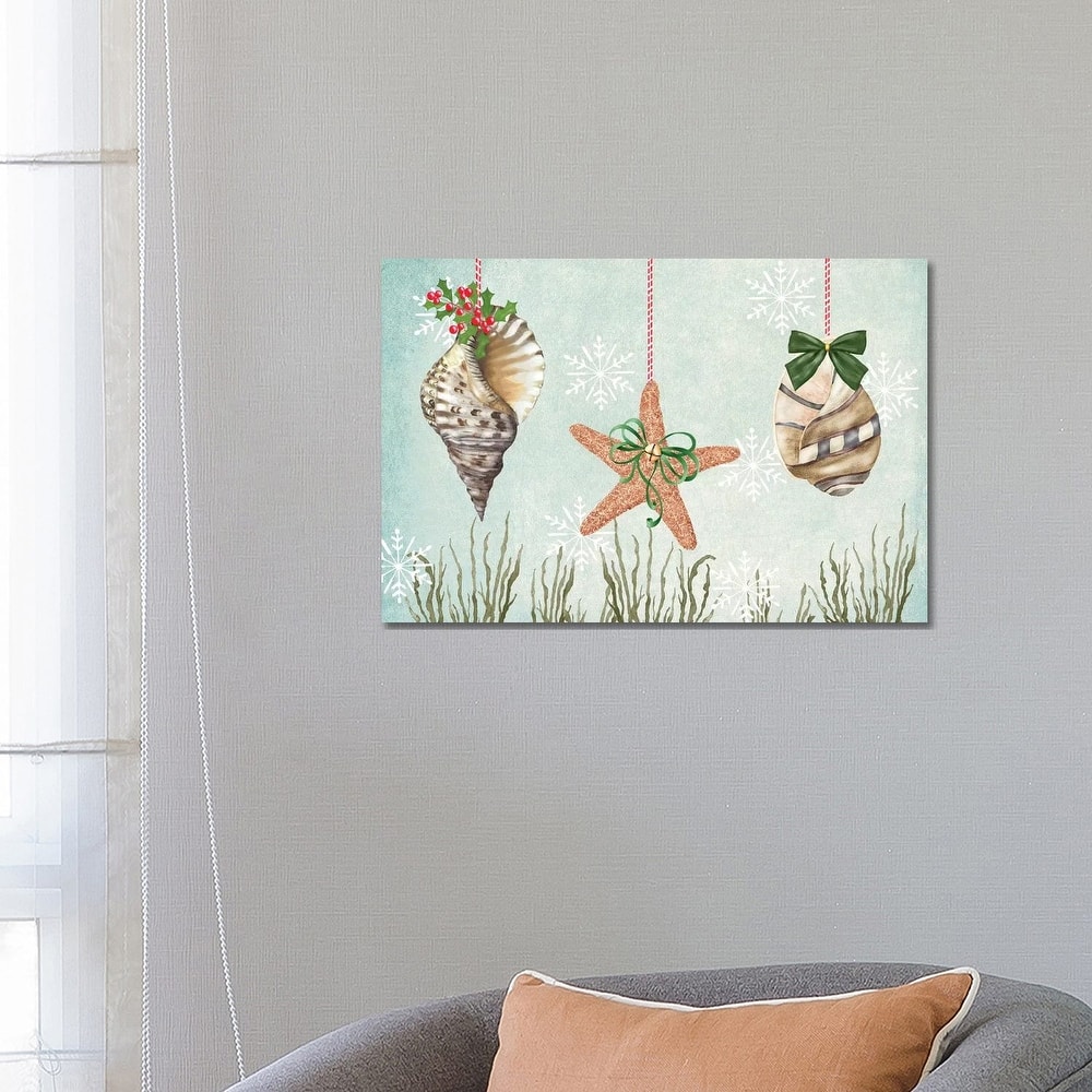iCanvas "Christmas Coastal Collection A" by Jade Reynolds Canvas Print
