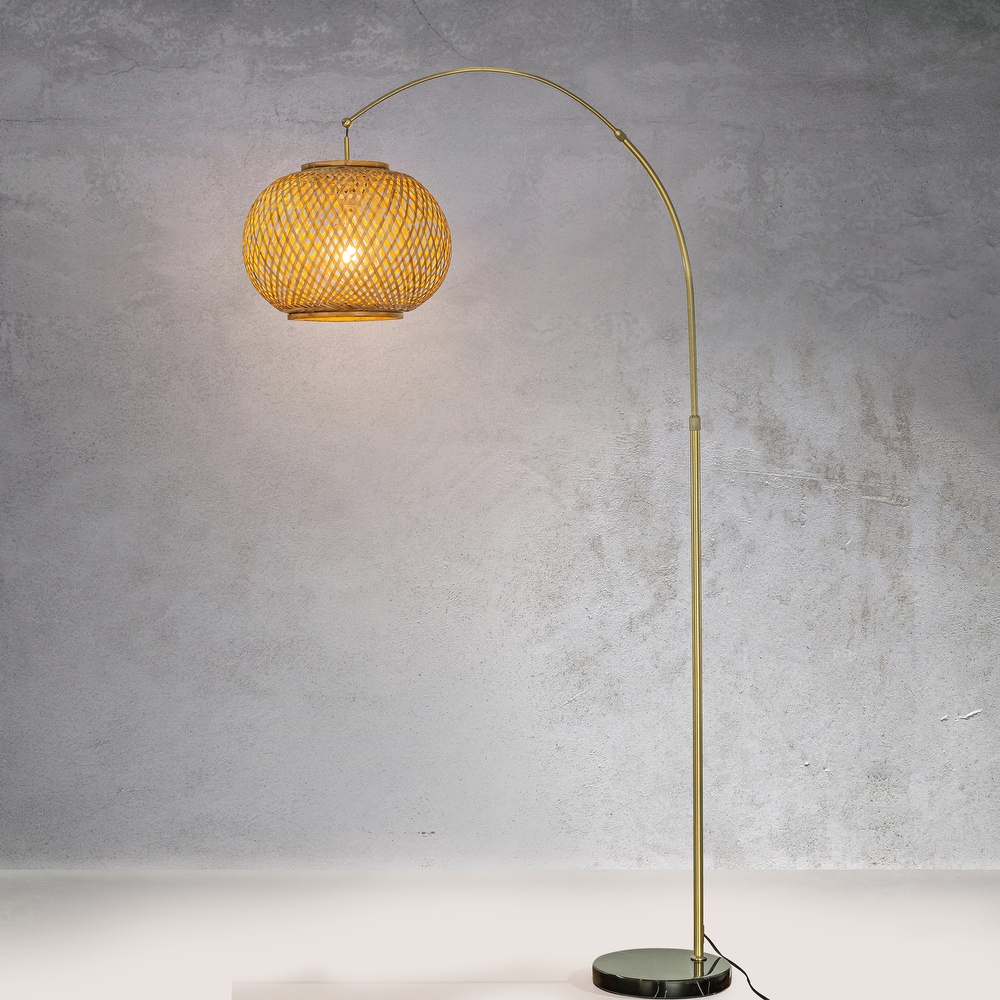 Bamboo Over 72 Inches Floor Lamps Bed Bath Beyond