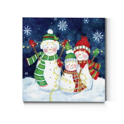 Festive Lights I-Premium Gallery Wrapped Canvas - Ready to Hang