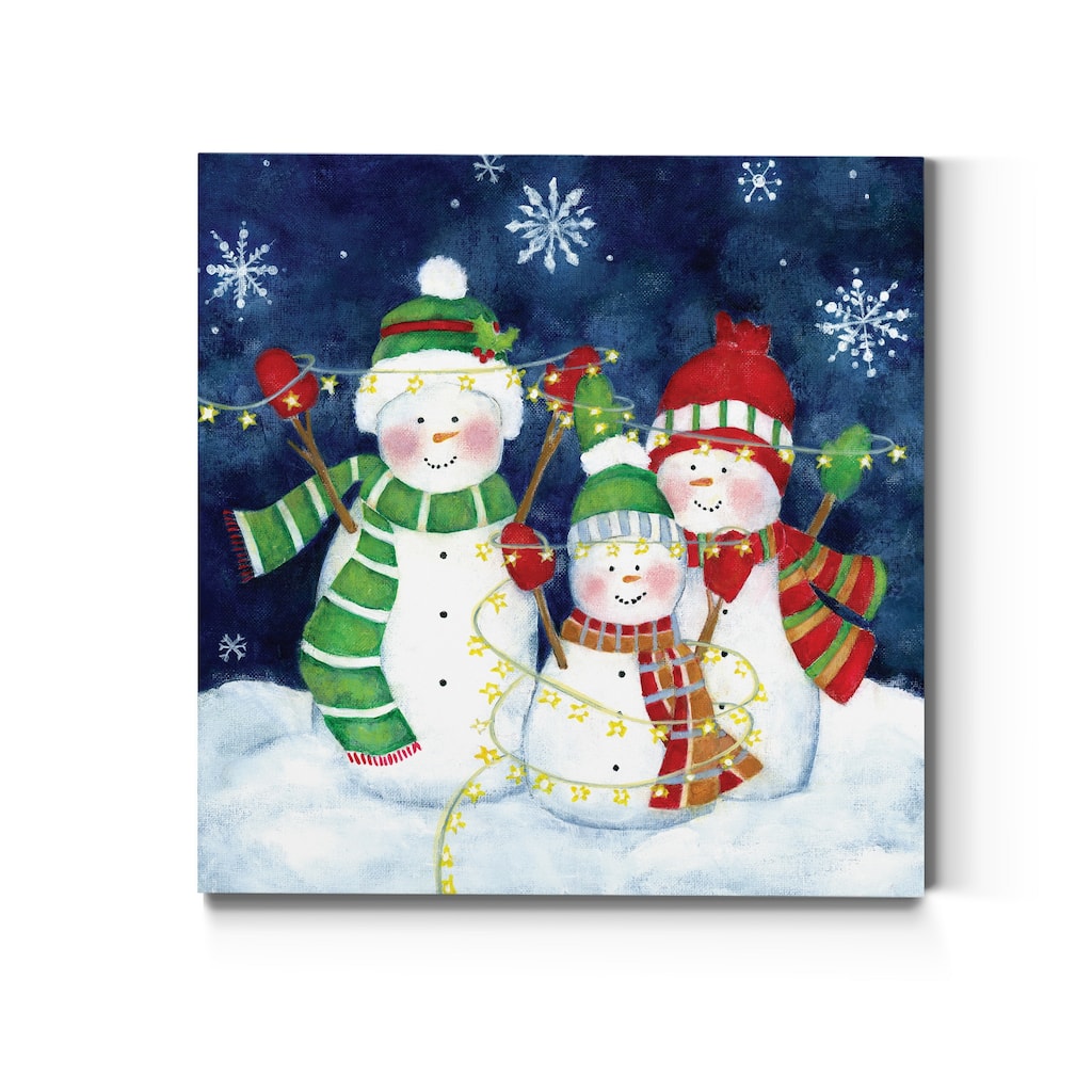 Festive Lights I-Premium Gallery Wrapped Canvas - Ready to Hang