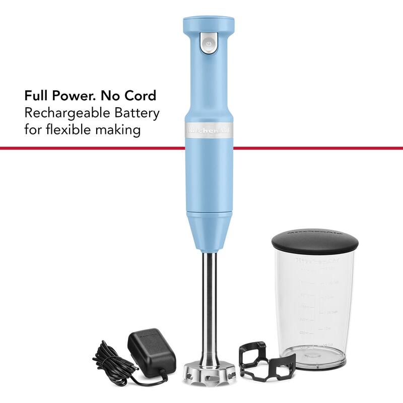 KitchenAid Cordless Variable Speed Hand Blender with Chopper and Whisk