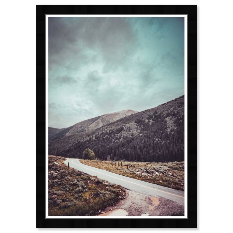 Wynwood Studio Prints Astronomy and Space Road to the Space Gray and Rustic Wall Art Canvas Print