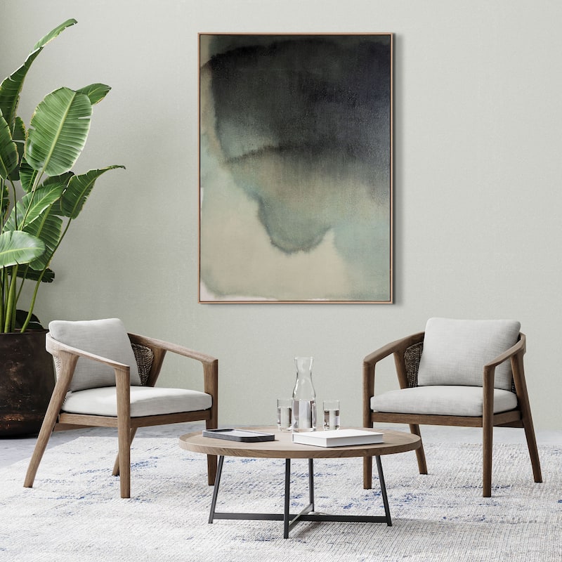 Evergreen, Hand Painted Canvas - Plastic - Brown