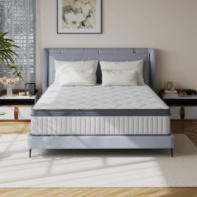 SweDrea 12" Medium Hybrid Memory Foam Mattress with CertiPUR-US & Oeko-TEX, Bamboo Charcoal Infusion