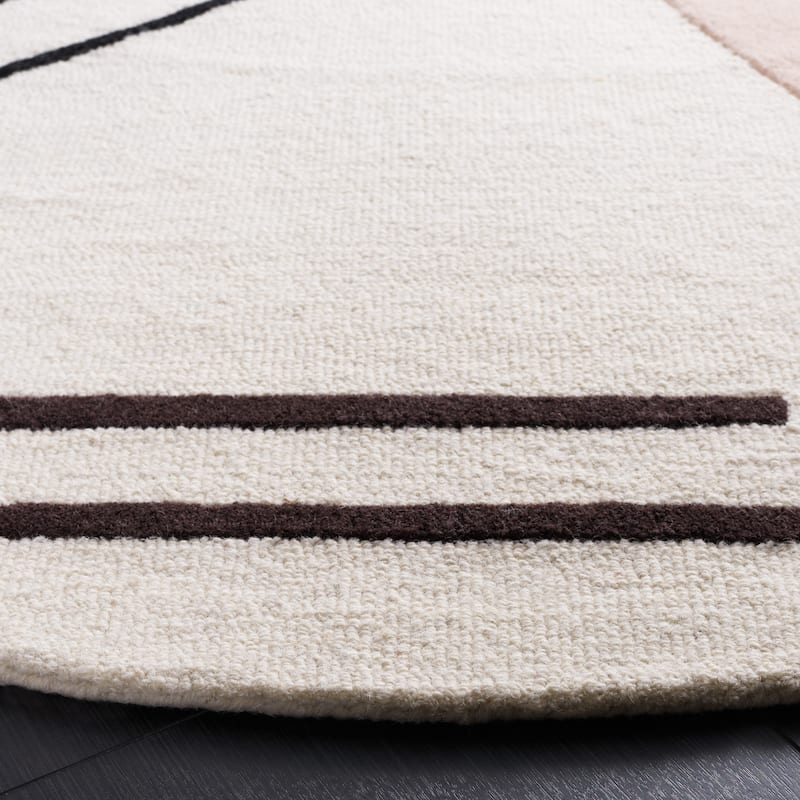 SAFAVIEH Handmade Rodeo Drive Vutka Mid-Century Modern Wool Rug