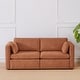 preview thumbnail 75 of 179, Mia Oversized Modular Sectional Fabric Sofa