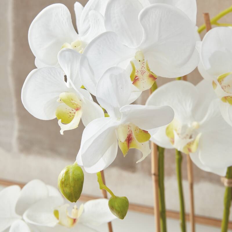 Hand-crafted Phalaenopsis Orchid 30 inch Tall Drop-In