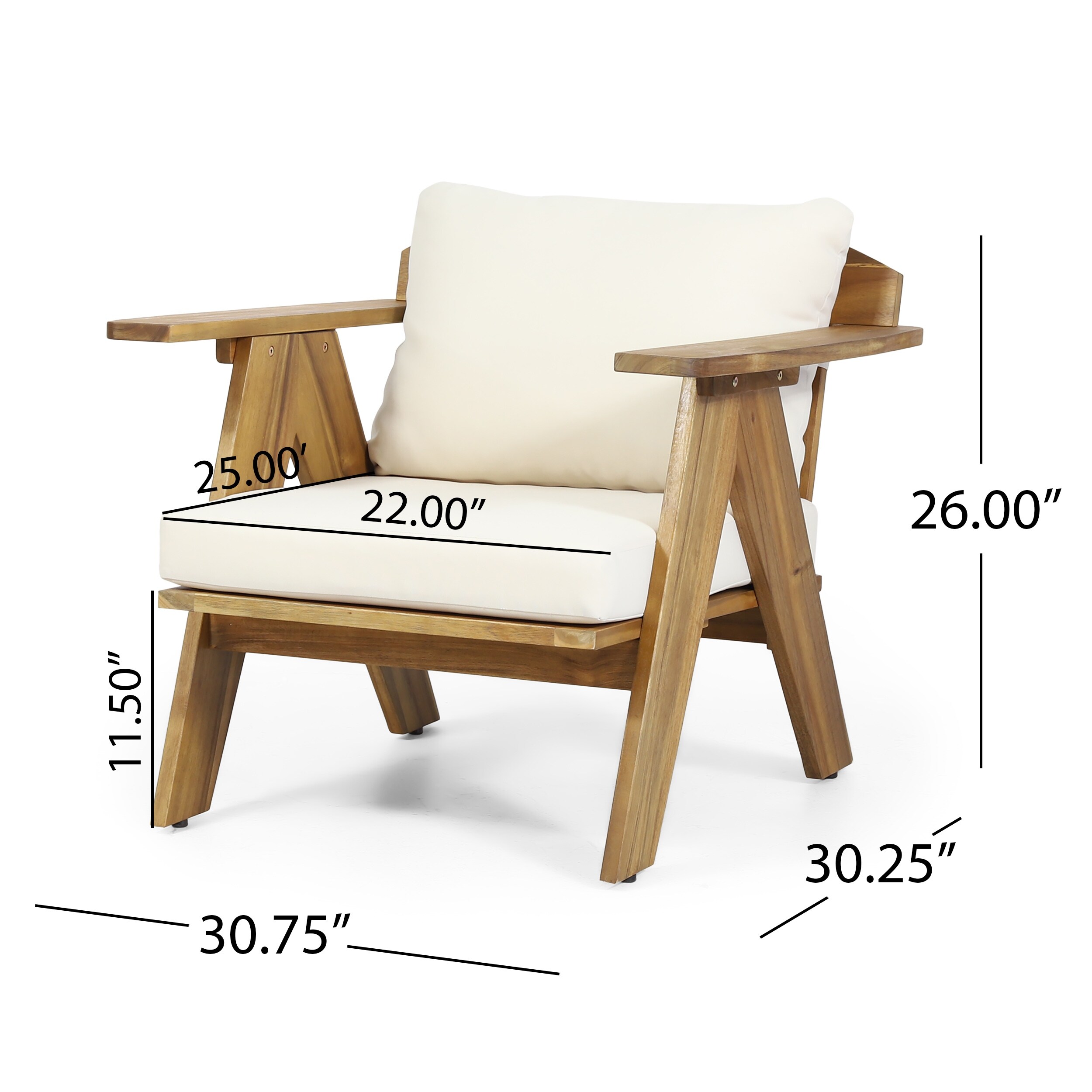 Outdoor club chair best sale set