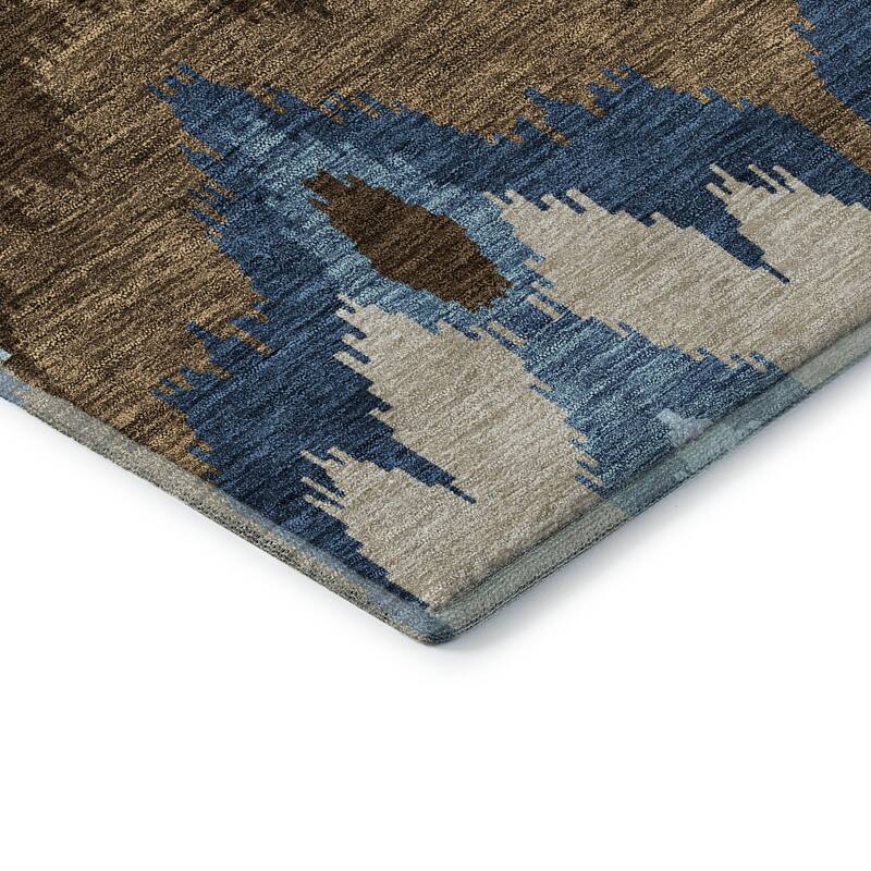 Premium Washable Super Soft Modern Ikat Mayfield Rug