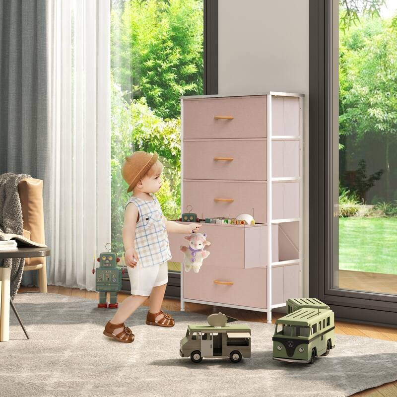 VredHom Vertical 5 Drawers Storage Tower