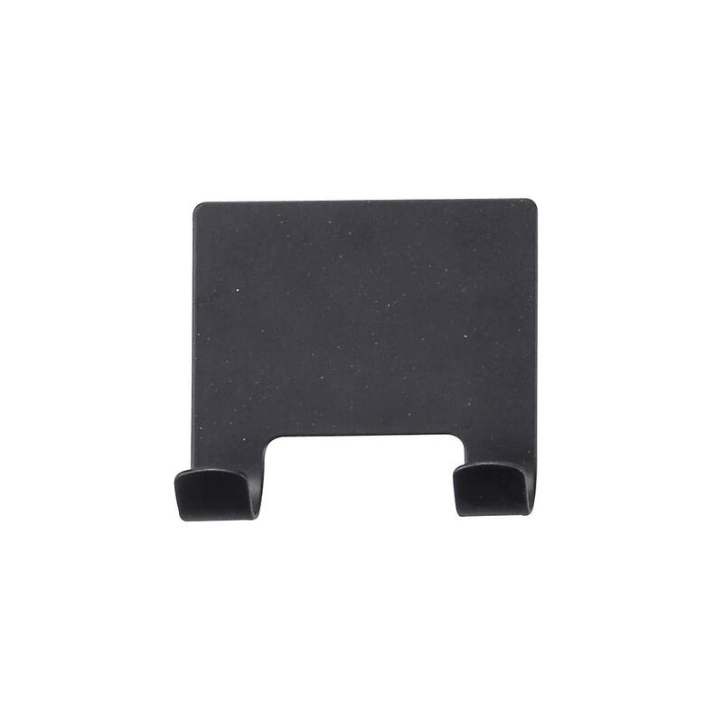 Matte Black Stainless Steel Window Bathroom Cleaning Squeegee - 10"