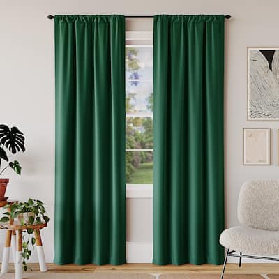 Sun Zero Rianna Theater Grade Extreme Total Blackout Rod Pocket 1-Piece Curtain Panel, Single Panel