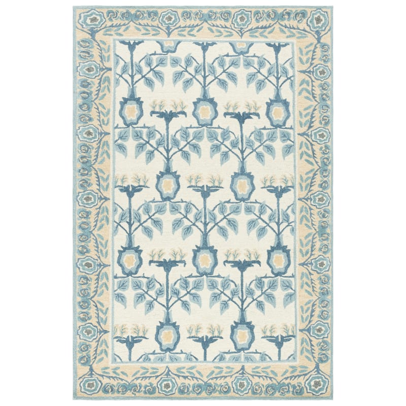 SAFAVIEH Handmade Earthly Treasure Aurelija Traditional Wool Rug