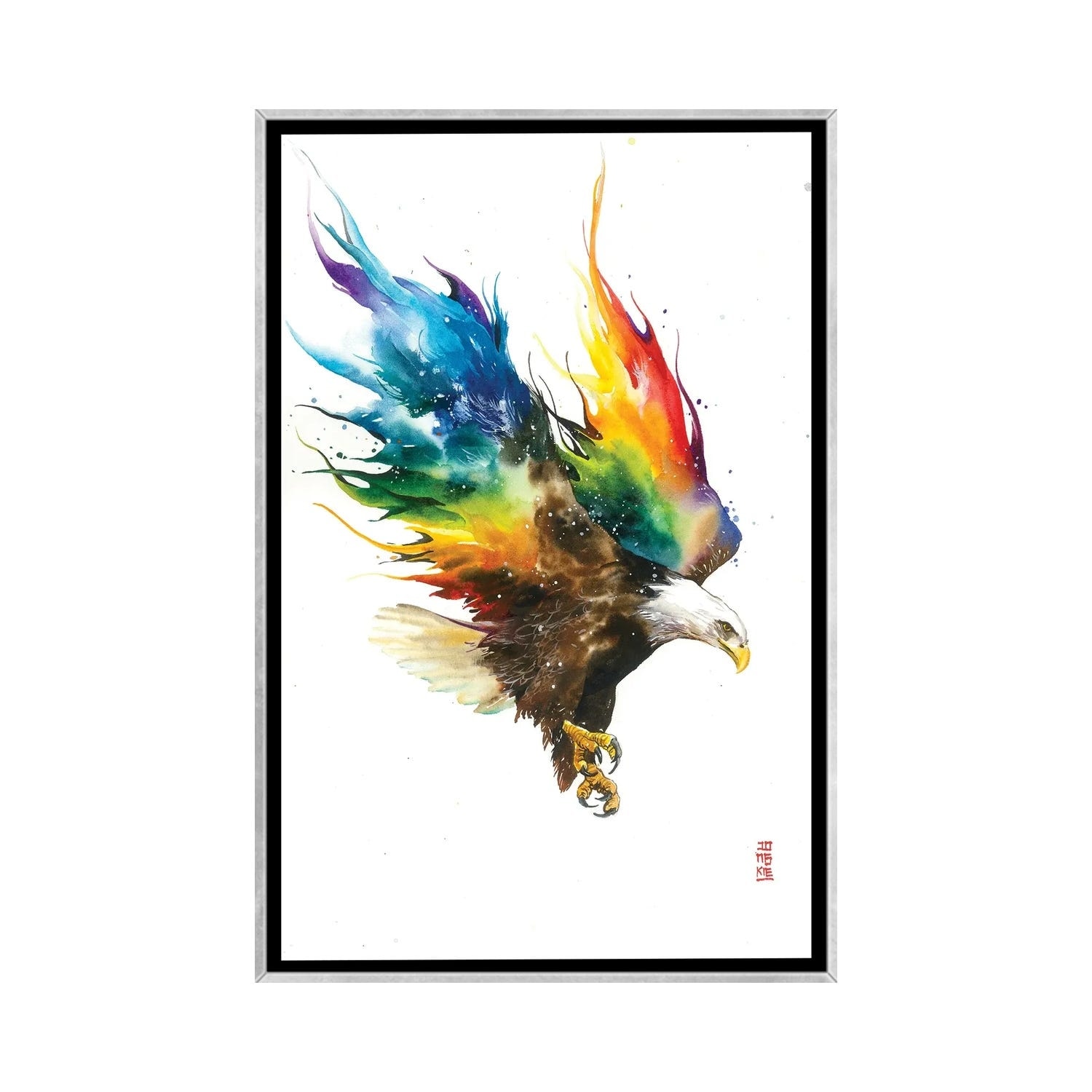 iCanvas "Freedom" by Jongkie Framed