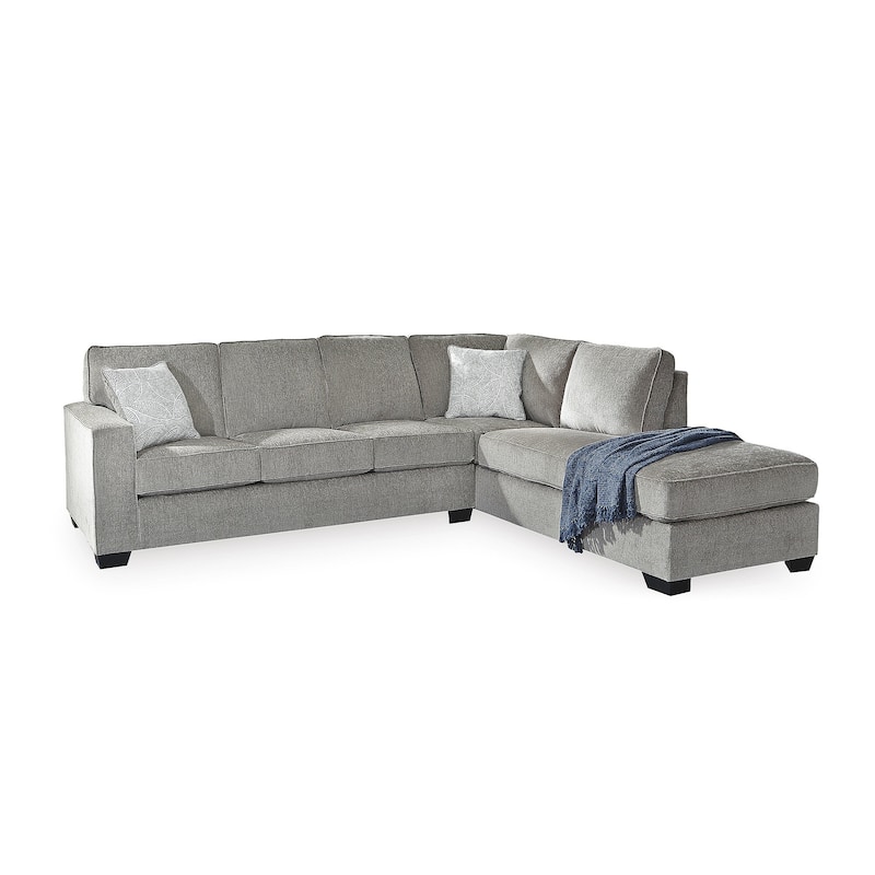 Signature Design by Ashley Altari 2-Piece Sleeper Sectional with Chaise - 110"W x 90"D x 37"H