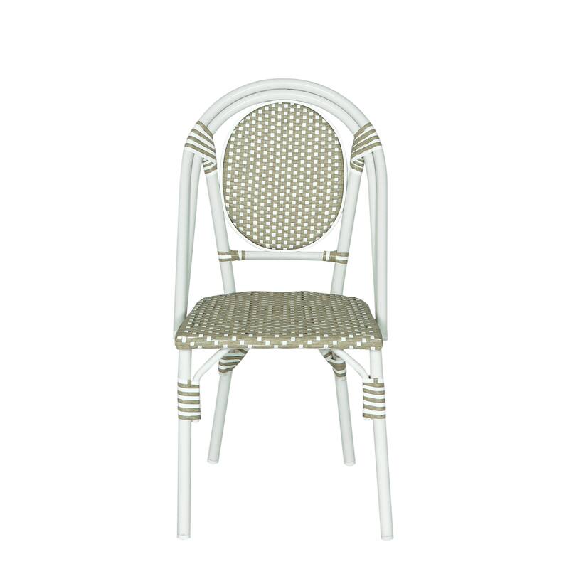 Remi Outdoor French Cafe Style Chairs (Set of 2) by Christopher Knight Home