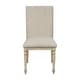 preview thumbnail 3 of 7, Martha Stewart Fiona Upholstered Dining Chair with Turned Wood Legs- Set of 2