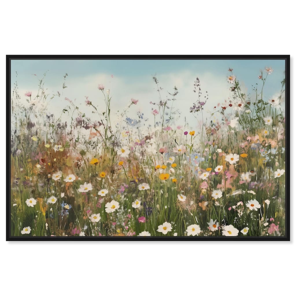 Glimmering Glade Garden III Canvas by Art Remedy