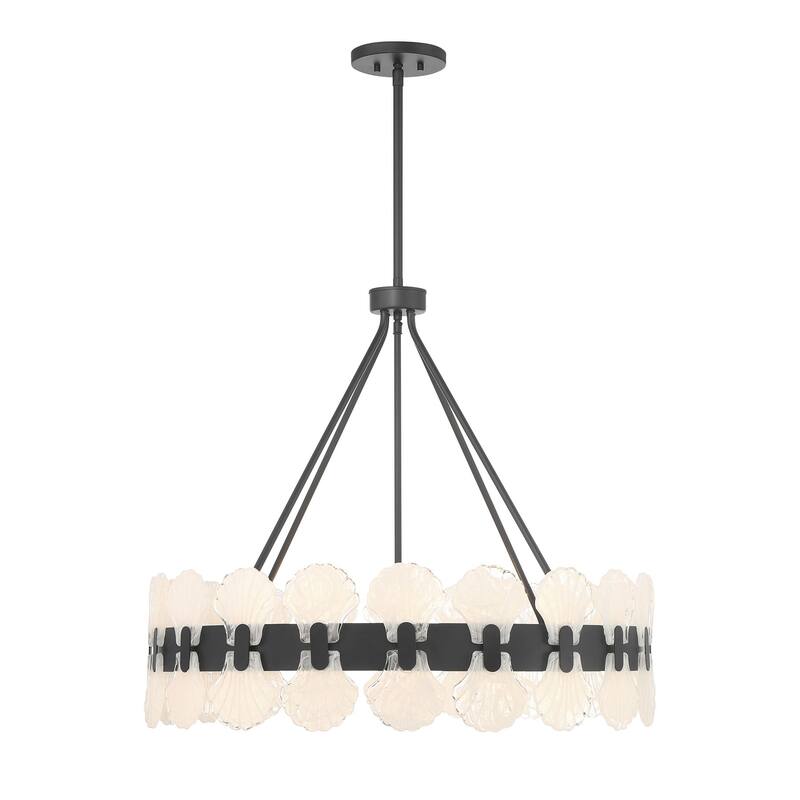 Savoy House 1-3605-6 Bancroft 6 Light 30" Wide LED Drum Chandelier