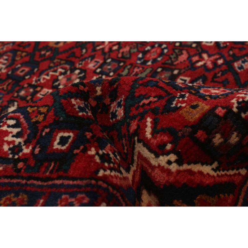 ECARPETGALLERY Hand-knotted Andelz Navy Wool Rug - 3'7 x 10'11