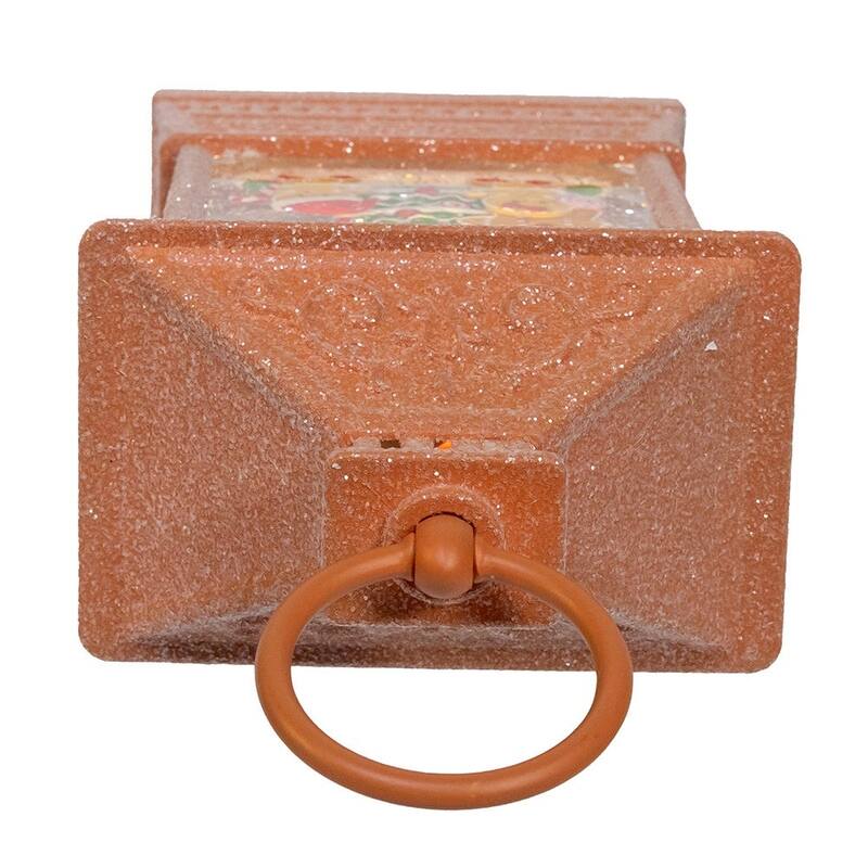 Kurt Adler 8.37-Inch Battery-Operated USB LED Lighted Gingerbread Water Lantern