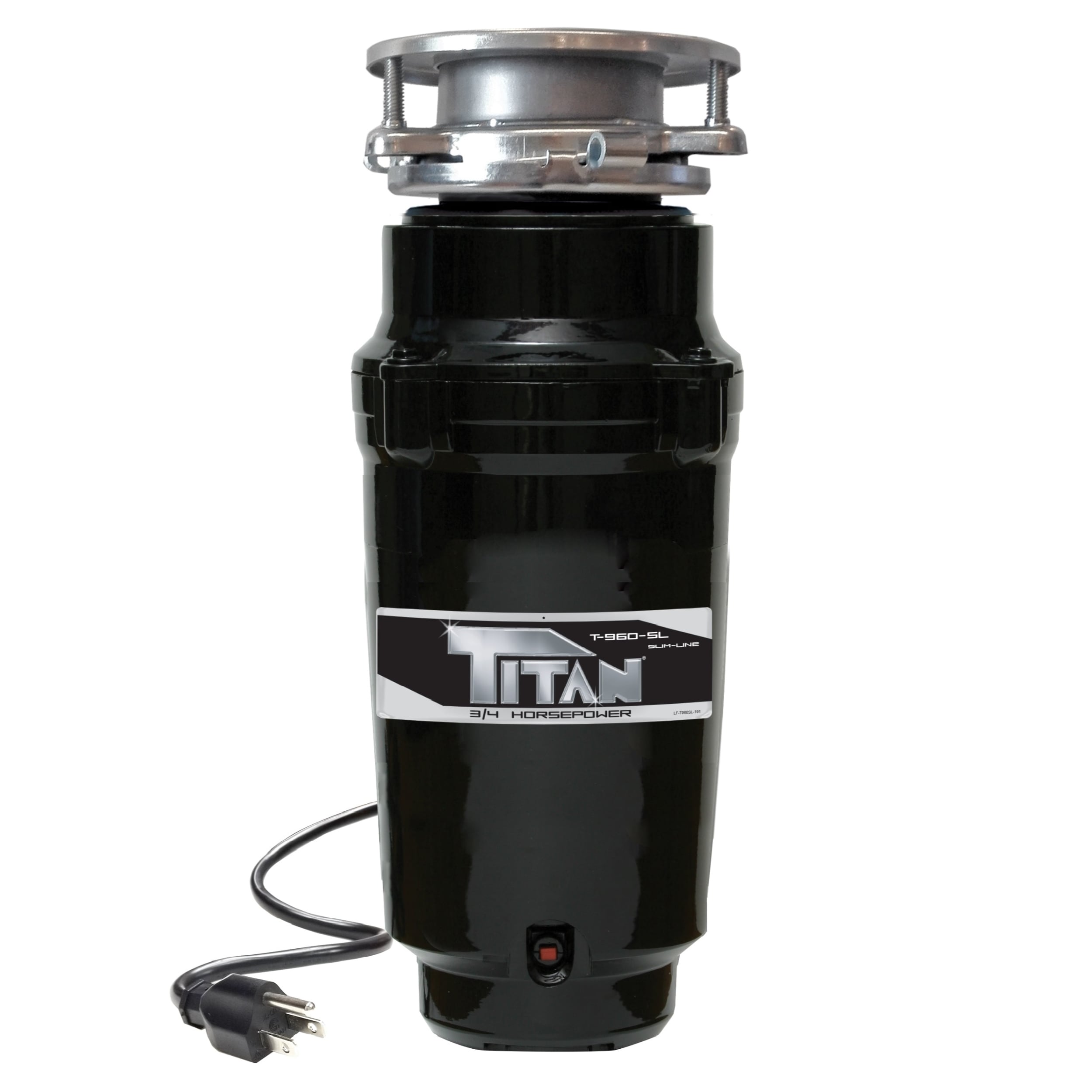Titan 3/4 HP Slim-Line Garbage Disposal with Compact Design and Attached  Power Cord 3/4 hp On Sale Bed Bath  Beyond 35723716