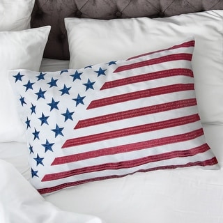 Tamarron Contemporary Stylized Flag Accent Pillows (Set of 2) by Porch & Den
