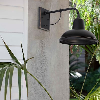 Tan 1 Light Exterior Lighting in Oil Rubbed Bronze Oil Rubbed Bronze Finish - Oil Rubbed Bronze