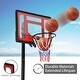 preview thumbnail 9 of 10, Moasis Adjustable Height Portable Basketball Hoop Stand 4.1-5.7ft/3.4-8.5ft