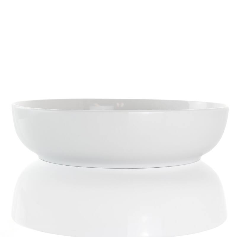 Arnold 18 Piece Set with 2 Large Serving Bowls in Porcelain