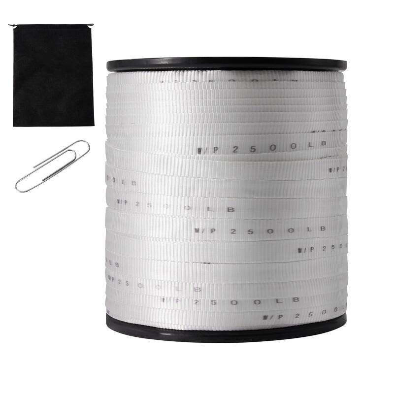Polyester Pull Tape for Packaging, Gardening, Commercial Electrical, Conduit Work - 2500 lbf 1053 ft