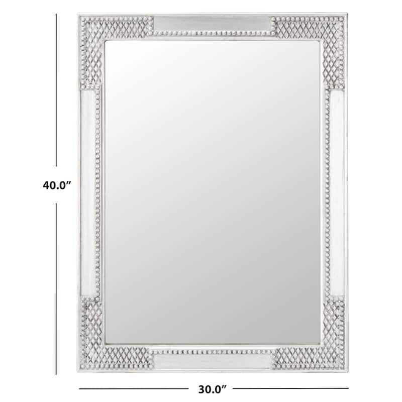 SAFAVIEH Velmin 30-inch Rectangular Decorative Mirror - 30" W x 0.5" L x 40" H