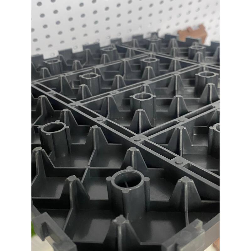 Plastic interlocking decking tiles, 44 packs of terrace decking tiles, 12 inches x 12 inches waterproof for all-weather use