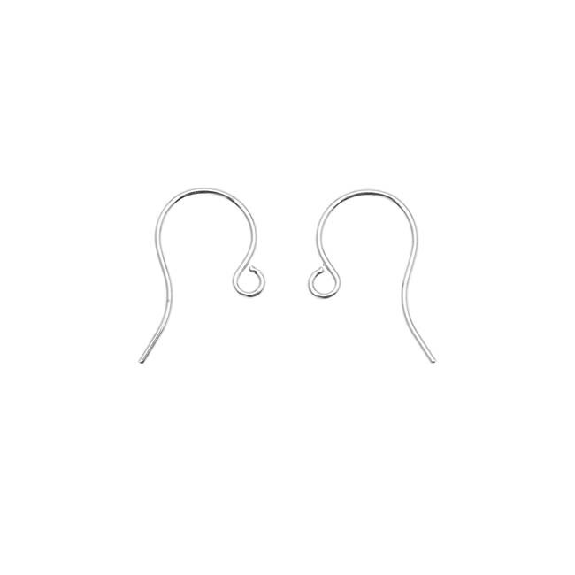 50 Silver Plated STAINLESS Steel Ear Wires French Hook w// Coil 25 Pairs Earrings